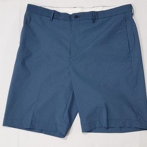 Men's blue Greg Norman golf shorts